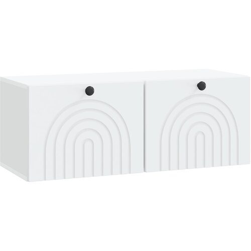TV ormar za zid Bijela 78,5 x 31 x 30 cm Konstruirano drvo Slike