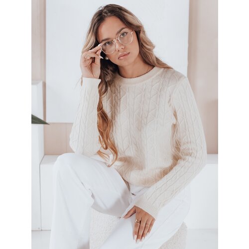 DStreet Damski sweter BRAVINA ecru Slike