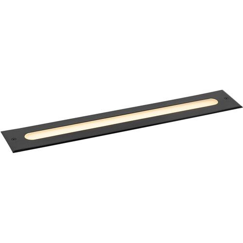 QAZQA Moderni talni reflektor črn 50 cm z LED IP65 - Eline Cene