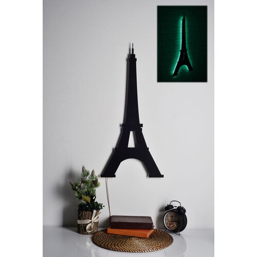 Wallity zidna led dekoracija eiffel tower, 35 x 47 x 3.5 cm, 23.52 w, zelena, 3 komada Cene