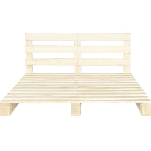  Okvir za krevet od paleta od masivne borovine 160 x 200 cm Slike