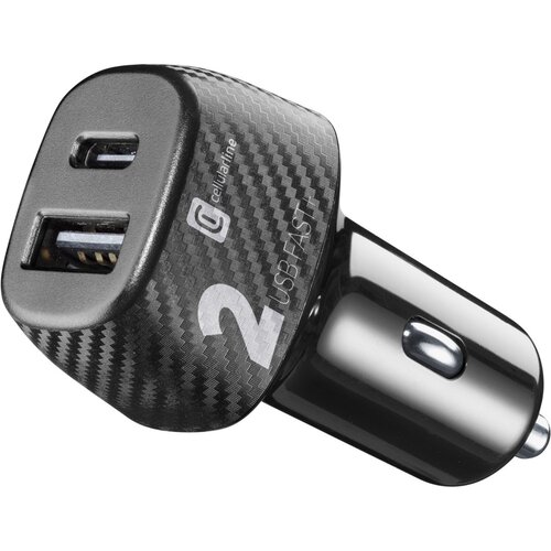 Cellular Line auto punjač Multipower adapter Fast+ dual USB-A/USB-C 32W Cijene