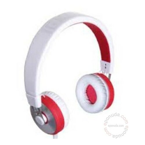 Maxell MXH-HP650 kuma white/red slušalice Slike