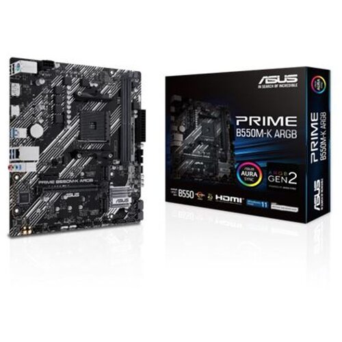 Asus Prime B550M-K ARGB AM4 DDR4 mATX osnovna plo&amp;scaron;ča Slike