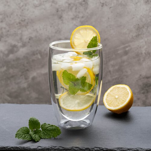 Kondela Komplet 2 termo skodelic, 450 ml, prozorna, HOTCOOL TIP 2 Slike