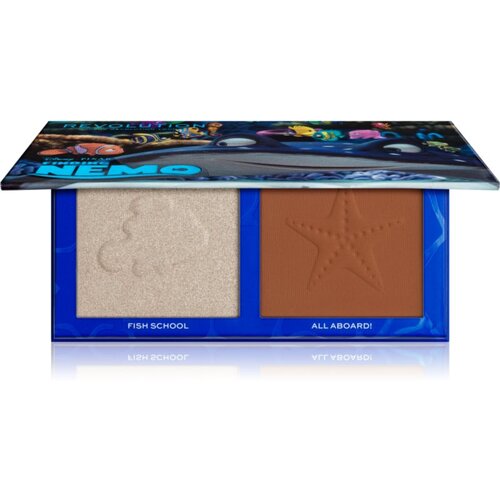 Makeup Revolution X Finding Nemo posvjetljujuća bronz paleta nijansa Wake Up 9 g Slike