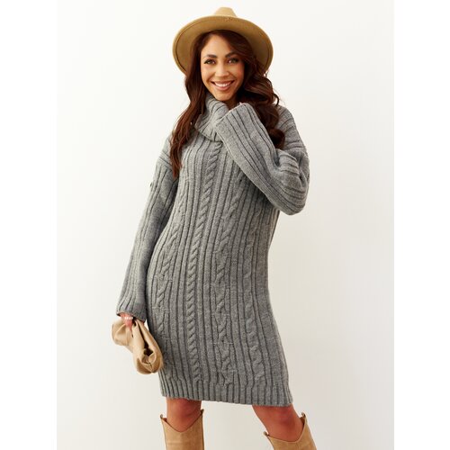 By o la la Dress gray By la la cxp1176.grey Slike