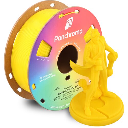 Polymaker Panchroma&amp;trade; PLA Translucent Yellow, 1,75 mm / 1000 g Slike