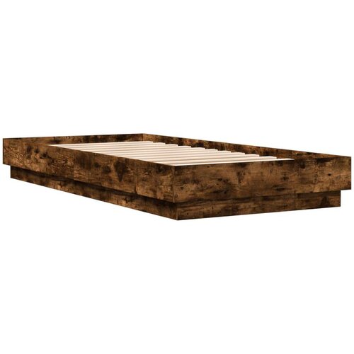 VidaXL okvir za krevet boja hrasta 120 x 200 cm konstruirano drvo Slike