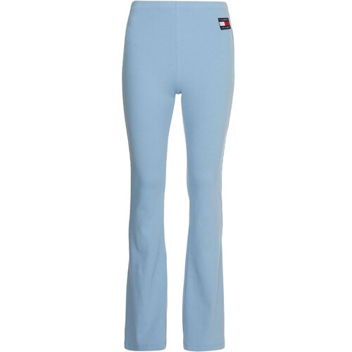 Tommy Hilfiger Jeans Tommy Jeans Leggings - TJW RIB BADGE FLARE LEGGING blue Slike