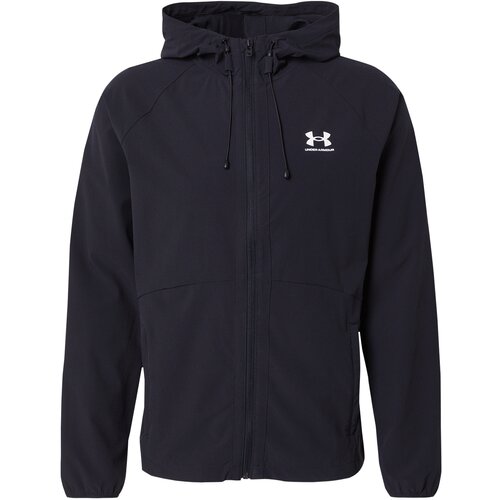 Under Armour Športna jakna črna / bela Cene