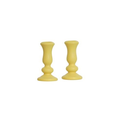 WALLXPERT set ukrasnih predmeta (2 komada) figure candle yellow Slike