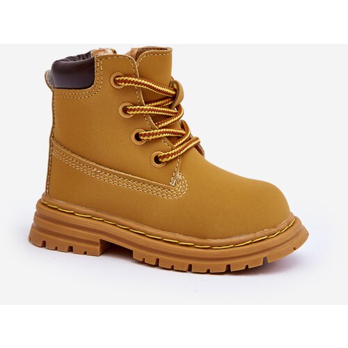 Boto Children's Trapper Boots With Zip Camel Bansi Cene