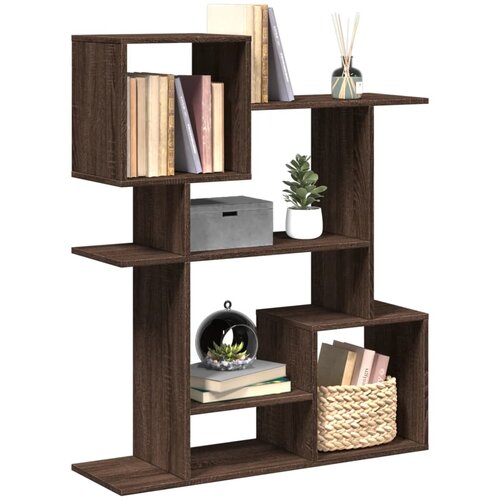 VidaXL Pregrada / regal za knjige boja hrasta 92x29x112 cm drveni Slike
