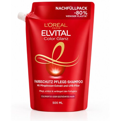 L&amp;acute;Or&amp;eacute;al Paris &amp;Scaron;amponi Farbschutz Shampoo - Elvital Color Glanz Slike