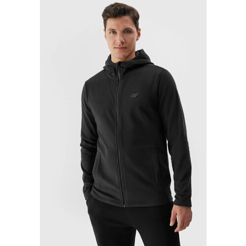 4f Men&amp;#039;s Regular Hooded Fleece - Black Slike
