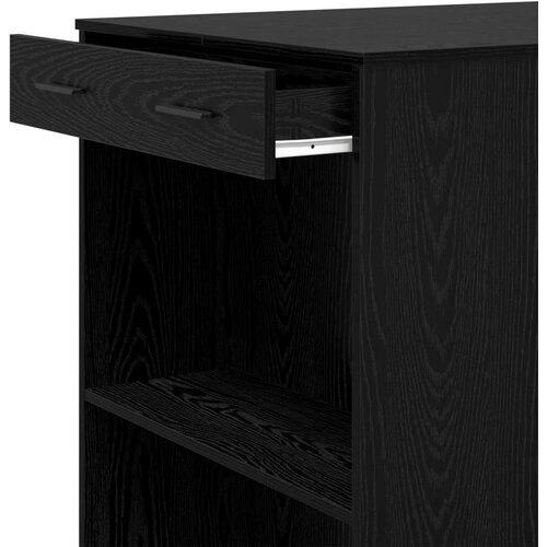  Stol za bar Crni hrast 102 x 70 x 103 5 cm Konstruirano drvo Slike