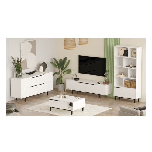 Hanah home ON21-W white living room furniture set Cene