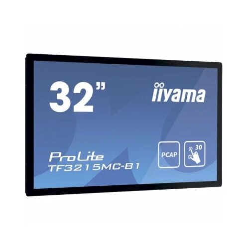 Iiyama Monitor 32" PCAP Bezel Free 30-Points Touch Screen, 1920x1080, AMVA3 panel, VGA, HDMI, 460cd/m², 3000:1, 8ms, Landscape or Portrait mount, USB Touch Interface, VESA 200x200mm, MultiTouch with supported OS, Open frame model with rubber seal Cene