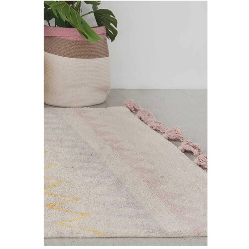 Lorena Canals Preproga iz bombaža Azteca Natural Vintage Nude - 120x160 cm Slike