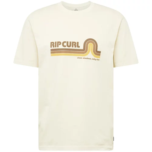 Rip Curl Tehnička sportska majica 'REVIVAL MUMMA' smeđa / brokat / žuta / bijela
