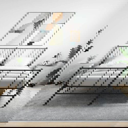 VidaXL Nočna omarica 2 kosa betonsko siva 40x40x50 cm inženirski les Slike