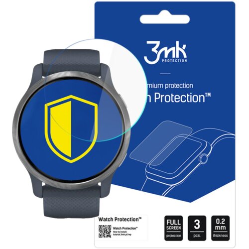 3mk ZA&amp;Scaron;ČITA ZA URO GARMIN VENU 2 V. ARC+ OHI&amp;Scaron;JE POKROV ZA URO, (22003907) Slike