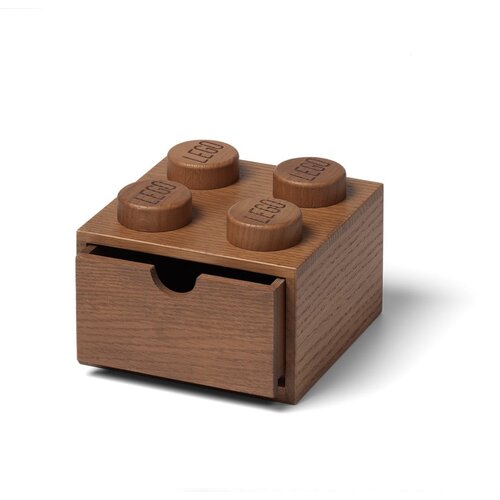 Lego drvena stona fioka od obojene hrastovine (4) Cene