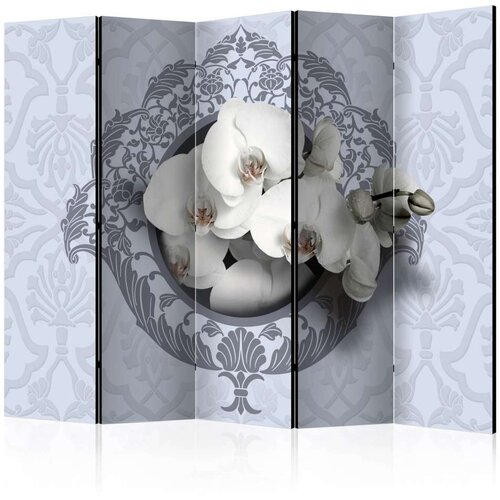  Paravan u 5 dijelova - Orchids: royal pattern II [Room Dividers] 225x172 Slike