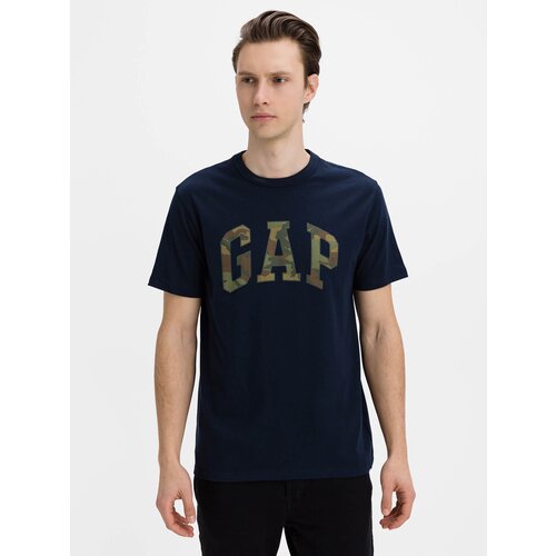 GAP Blue Men&amp;#039;s T-Shirt Logo v-ss camo arch tee Slike