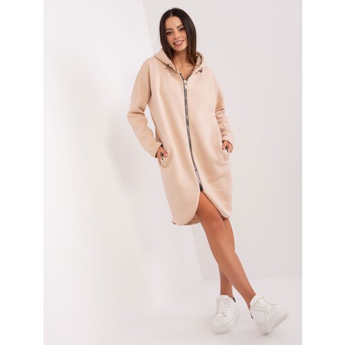 RUE PARIS Sweatshirt-RV-BL-4858-1.99P-light beige Cene