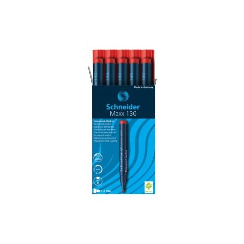 Marker Schneider, permanent , Maxx 130, 1-3 mm, crveni Cijene