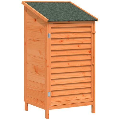 VidaXL Vrtno skladi&amp;scaron;če Rjava 59 x 56 x 113,5 cm Trdna smreka, (5000235364) Slike