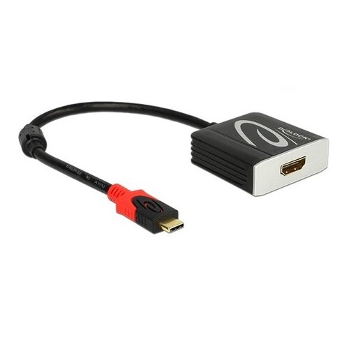 Delock 62730 USB-C&amp;reg; / HDMI adapter [1x mu&amp;scaron;ki konektor USB-C&amp;reg; - 1x ženski konektor HDMI] crna Slike