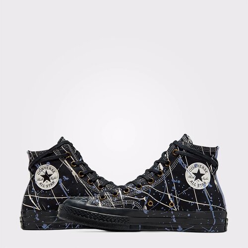 Converse mu&amp;Scaron;ke patike chuck 70 paint splatter unisex siyah sneaker Slike