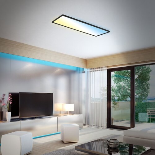 BRILO LED prigu&amp;scaron;iva stropna svetiljka SLIM LED/23W/230V + daljinski upravljač Slike