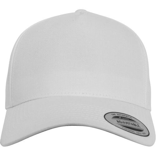 Flexfit 5-panel curved classic snapback white Cene