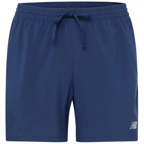 New Balance Sportske hlače morsko plava / siva