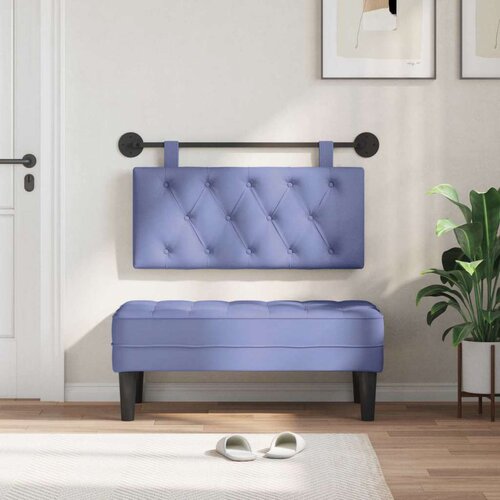  Držeće uzglavlje Zidne Traper plava 90 x 55 x 7 cm tkanina - Trapere plave boje 80 cm bez LED Cijene