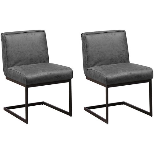 MID.YOU NIHAJNI STOL &amp;ndash; SET, kovina, tekstil antracit Slike