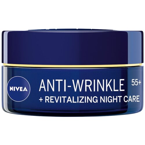 Nivea Anti Wrinkle Revitalizing obnovitvena nočna krema za obraz 50 ml za ženske Slike