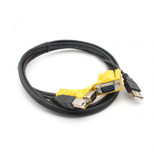  Kabl KVM switch 1.5m (VGA + USB AM/BM) Cene