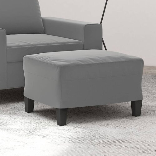  Tabure tamnosivi 60 x 50 x 41 cm od mikrovlakana Slike
