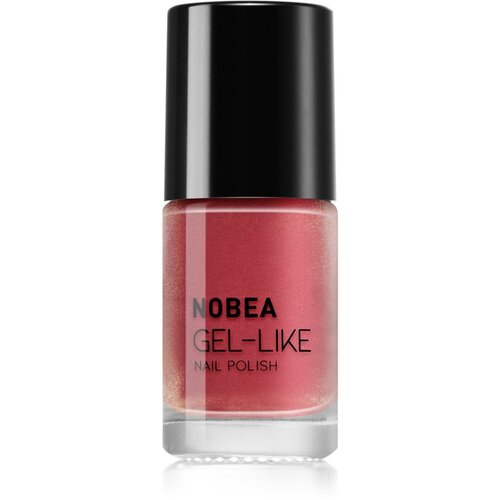 NOBEA Metal Gel-like Nail Polish lak za nohte z gel učinkom odtenek Sunset coral #N53 6 ml Cene