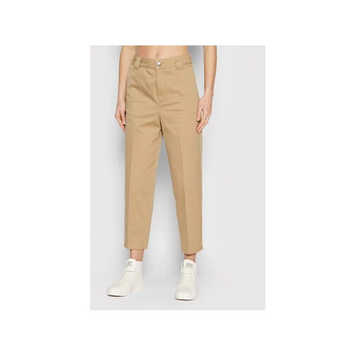 United Colors Of Benetton Chino hlače 4T33DF005 Rjava Cropped Fit