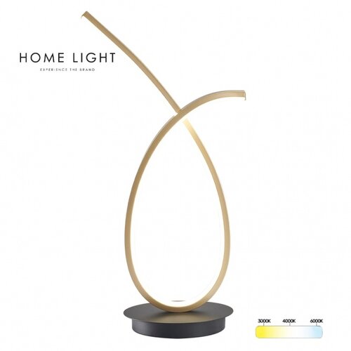 Solea 148 STONA LAMPA 12W CCT CRNA/ZLATO Slike