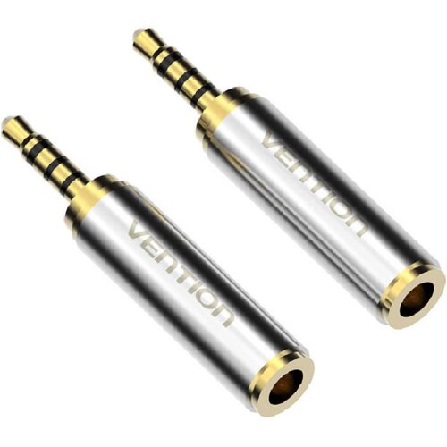 Vention VAB-S02 adapter za promjenu tipa priključka kabela 2.5mm 3.5mm Srebro Slike