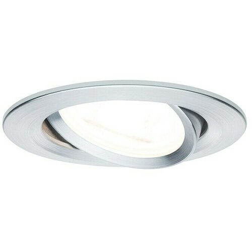 PAULMANN Set ugradbenih LED svjetiljki Nova (6,5 W, Srebrna mat, 3 Kom., Topla bijela) Slike