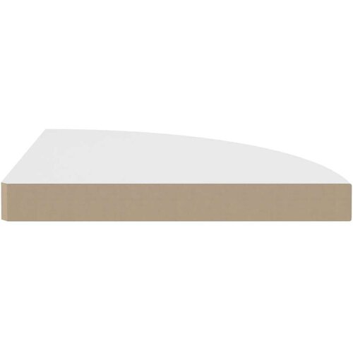 VidaXL Kotne police 2 kosa bele 35x35x3,8 cm MDF Slike