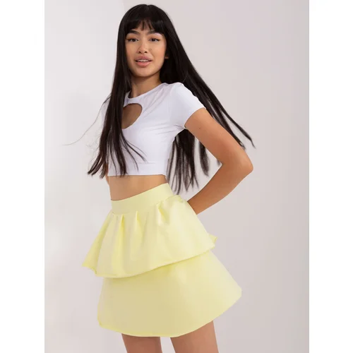 Lily Rose Skirt-EM-SD-HS-20-44.13-light yellow